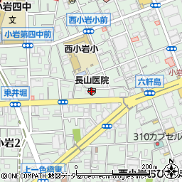 東京都江戸川区西小岩3丁目21-11周辺の地図