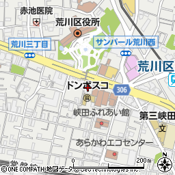 カトリック東京大司教区三河島教会周辺の地図