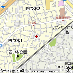 東京都葛飾区四つ木1丁目40周辺の地図