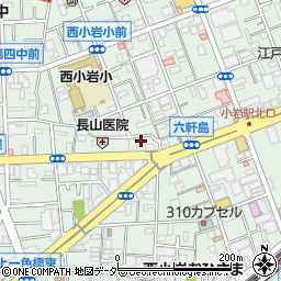 東京都江戸川区西小岩3丁目21-15周辺の地図