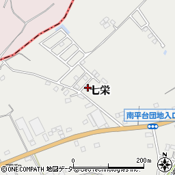 千葉県富里市七栄49-42周辺の地図