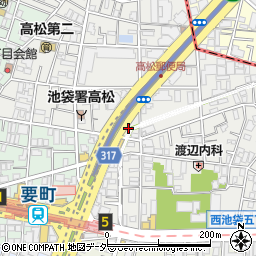 東京都豊島区池袋3丁目12-3周辺の地図