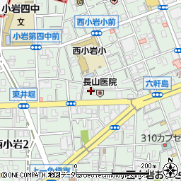 東京都江戸川区西小岩3丁目21-10周辺の地図