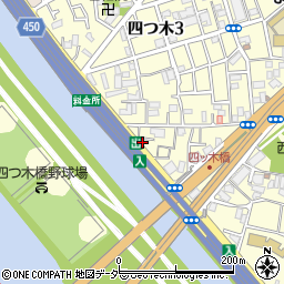 東京都葛飾区四つ木3丁目1-7周辺の地図