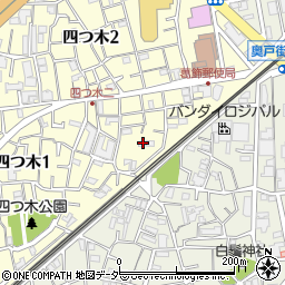 東京都葛飾区四つ木1丁目39-6周辺の地図