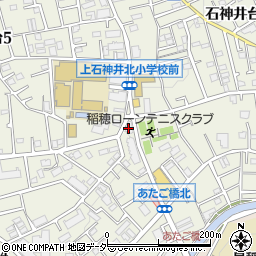 西京信用金庫石神井台支店周辺の地図
