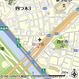 東京都葛飾区四つ木3丁目1-29周辺の地図