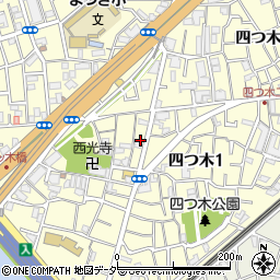 東京都葛飾区四つ木1丁目29周辺の地図