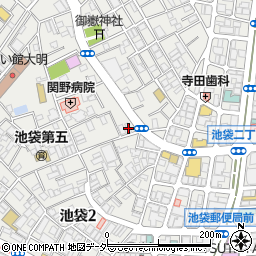東京都豊島区池袋3丁目28-20周辺の地図