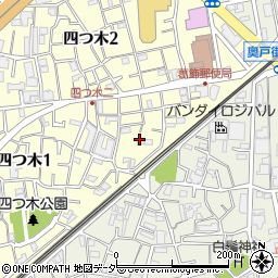 東京都葛飾区四つ木1丁目39周辺の地図