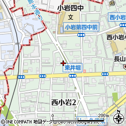 東京都江戸川区西小岩3丁目6周辺の地図