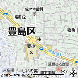 東京都豊島区要町2丁目16周辺の地図