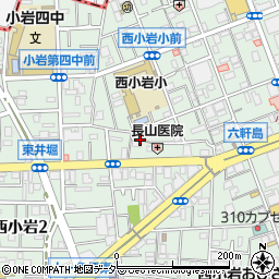 東京都江戸川区西小岩3丁目21-9周辺の地図