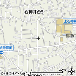 東京都練馬区石神井台5丁目周辺の地図