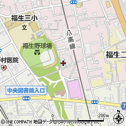 東京都福生市福生2445周辺の地図