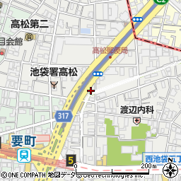 東京都豊島区池袋3丁目12-8周辺の地図