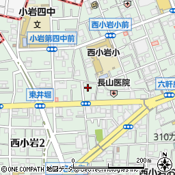 東京都江戸川区西小岩3丁目21-3周辺の地図