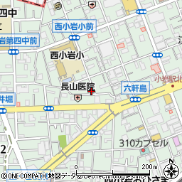 東京都江戸川区西小岩3丁目20-7周辺の地図