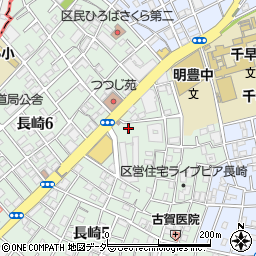 日立製作所東長崎ハウス周辺の地図