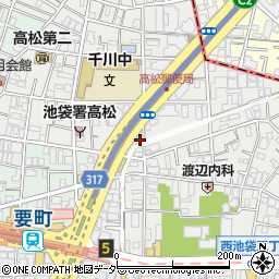 東京都豊島区池袋3丁目12周辺の地図