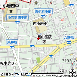 東京都江戸川区西小岩3丁目21-8周辺の地図