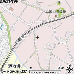 千葉県印旛郡酒々井町上岩橋1307-7周辺の地図