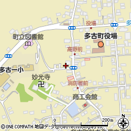 千葉県香取郡多古町多古2540-2周辺の地図