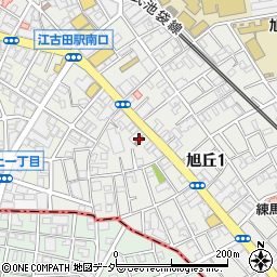 東京都練馬区旭丘1丁目58周辺の地図