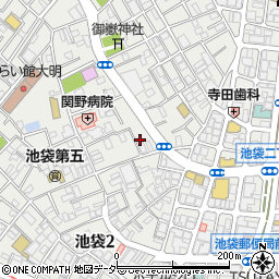 東京都豊島区池袋3丁目28-23周辺の地図