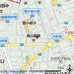 東京都江戸川区西小岩3丁目20-8周辺の地図