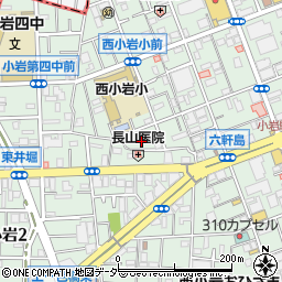 東京都江戸川区西小岩3丁目20-10周辺の地図