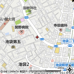 東京都豊島区池袋3丁目28-18周辺の地図