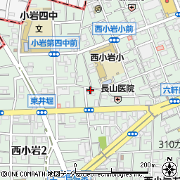 東京都江戸川区西小岩3丁目21-5周辺の地図