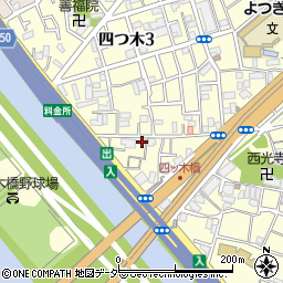 東京都葛飾区四つ木3丁目1-17周辺の地図