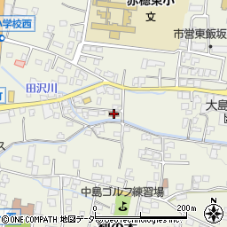 飯坂簡易郵便局周辺の地図