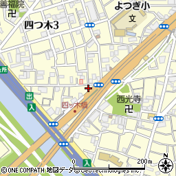 東京都葛飾区四つ木3丁目1-27周辺の地図