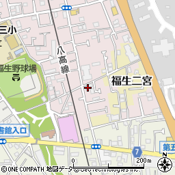 東京都福生市福生2461周辺の地図