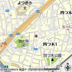 東京都葛飾区四つ木1丁目29-12周辺の地図