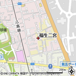 東京都福生市福生2460周辺の地図