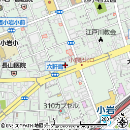 東京都江戸川区西小岩3丁目31周辺の地図