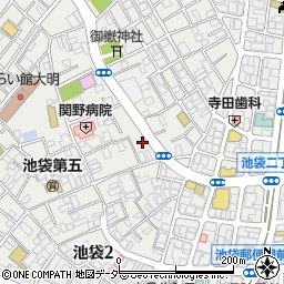 東京都豊島区池袋3丁目28-16周辺の地図