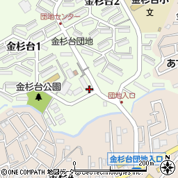 金杉台団地１－１－１周辺の地図