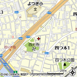 東京都葛飾区四つ木1丁目26-2周辺の地図