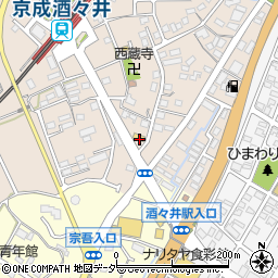 ファミリーマート酒々井駅前店周辺の地図