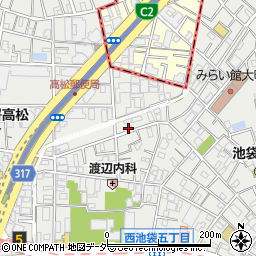 東京都豊島区池袋3丁目19-6周辺の地図