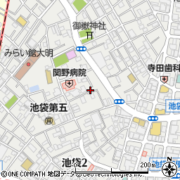 東京都豊島区池袋3丁目28-27周辺の地図