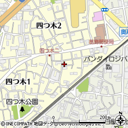 東京都葛飾区四つ木1丁目39-8周辺の地図