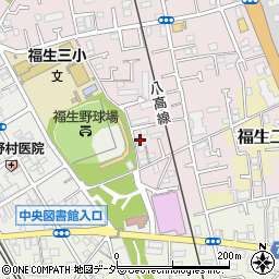 東京都福生市福生2441-5周辺の地図
