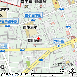 東京都江戸川区西小岩3丁目20-5周辺の地図