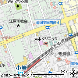 東京都江戸川区西小岩1丁目29-1周辺の地図